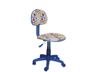 MINI modrá, detská otočná stolička