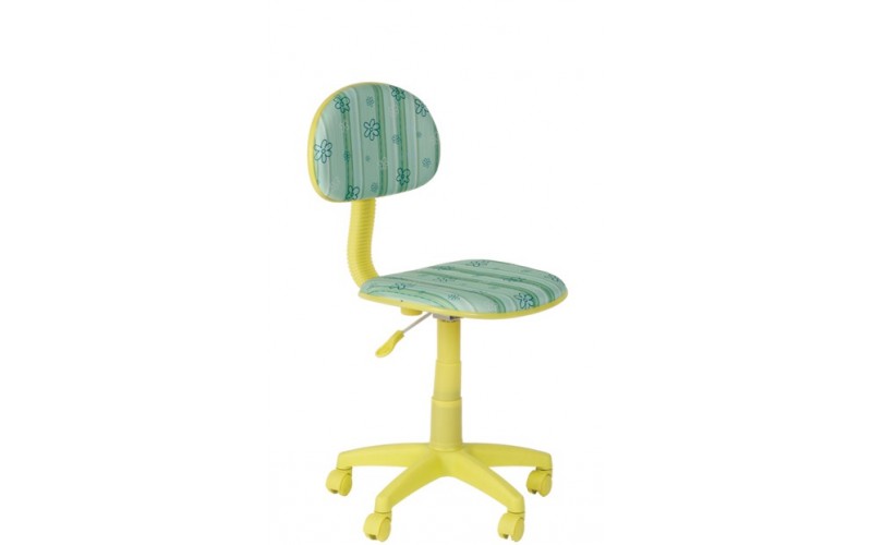 MINI zelená, detská otočná stolička