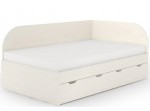REA GARY 120P navarra, študentská posteľ 120x200 cm s úložným priestorom pravá