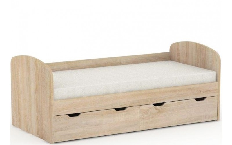 REA GOLEM dub bardolino, posteľ v šírke 90 x 200 cm