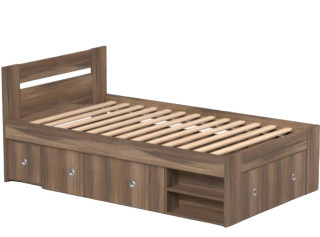 REA LARISA UP 120 orech rockpille, jednolôžková posteľ 120x200 cm s úložným priestorom