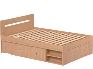REA LARISA UP 140 buk, posteľ 140x200 cm s úložným priestorom