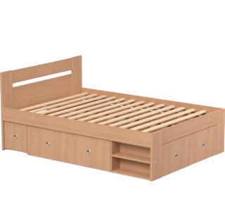 REA LARISA UP 140 buk, posteľ 140x200 cm s úložným priestorom
