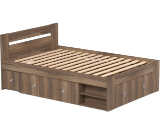 REA LARISA UP 140 orech rockpille, posteľ 140x200 cm s úložným priestorom