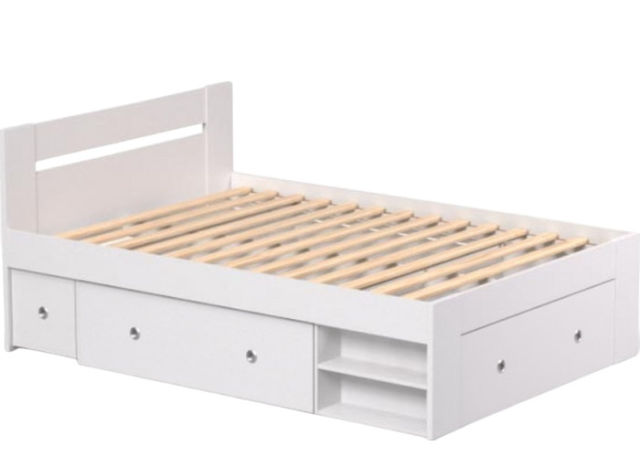 REA LARISA UP 140 biela, posteľ 140x200 cm s úložným priestorom REA LARISA UP 140 biela, posteľ 140x200 cm s úložným priestorom