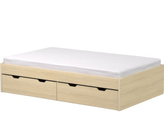 REA MISTY dub vicenza, posteľ 120x200 cm s úložným priestorom