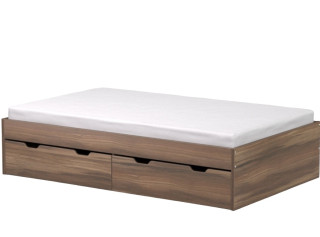 REA MISTY orech rockpille, posteľ 120x200 cm s úložným priestorom