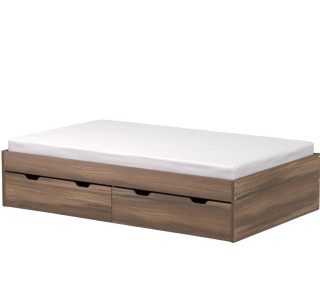 REA MISTY orech rockpille, posteľ 120x200 cm s úložným priestorom
