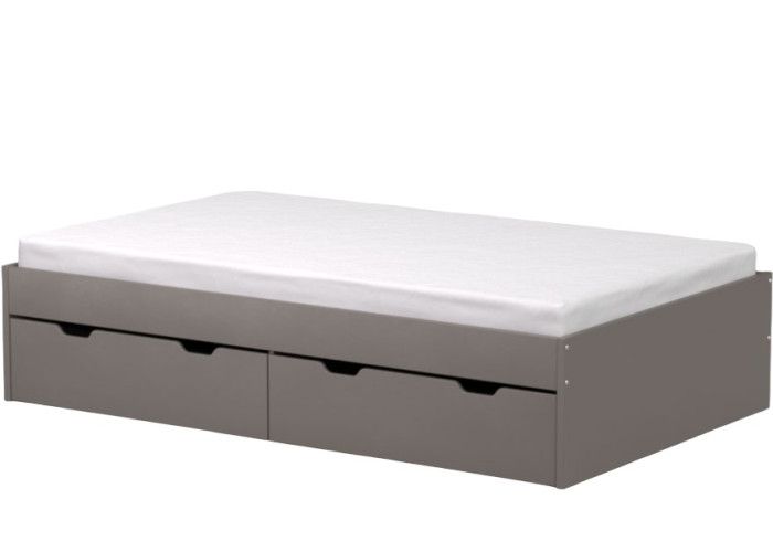 REA MISTY šedý grafit, posteľ 120x200 cm s úložným priestorom REA MISTY šedý grafit, posteľ 120x200 cm s úložným priestorom