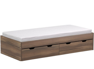 REA MISTY 90 orech rockpille, jednolôžková posteľ 90x200 cm s úložným priestorom