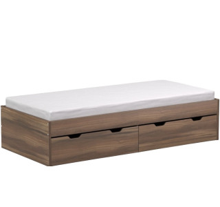REA MISTY 90 orech rockpille, jednolôžková posteľ 90x200 cm s úložným priestorom