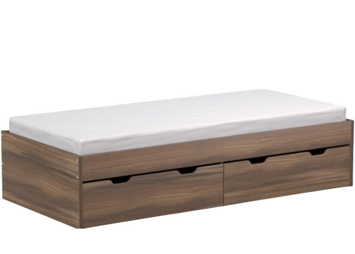 REA MISTY 90 orech rockpille, jednolôžková posteľ 90x200 cm s úložným priestorom REA MISTY 90 orech rockpille, jednolôžková posteľ 90x200 cm s úložným priestorom
