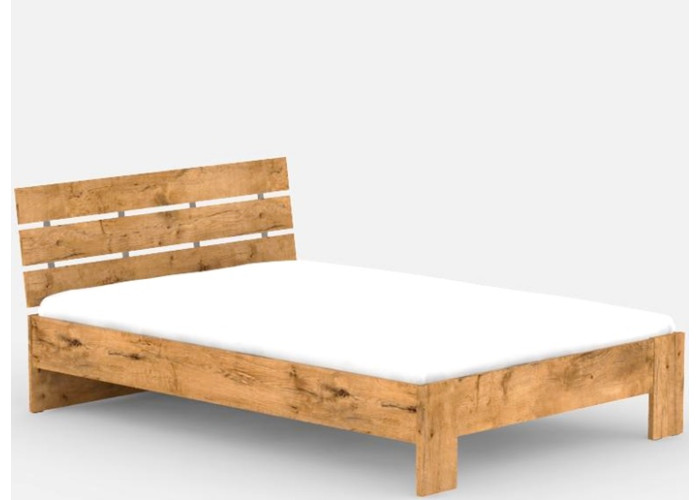 REA NASŤA 140 dub lancelot, posteľ v šírke 140x200 cm