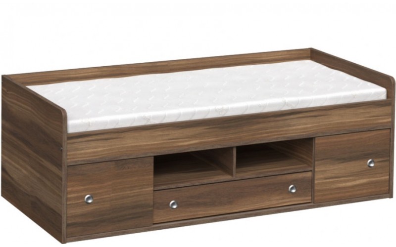 REA POPPO orech rockpille, detská posteľ 90x200 cm s úložným priestorom