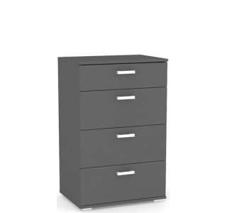 REA SISA 10 šedý grafit, komoda