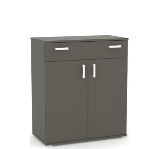 REA SISA 1 šedý grafit, komoda