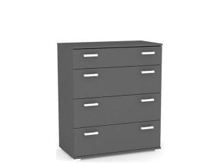 REA SISA 3 šedý grafit, komoda