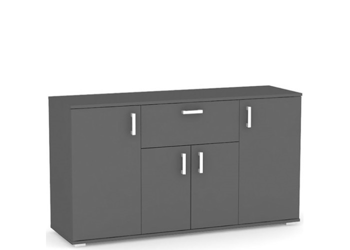 REA SISA 6 šedý grafit, komoda REA SISA 6 šedý grafit, komoda