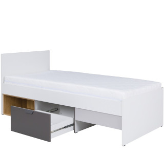 PASCAL 15, detská jednolôžková posteľ 90x200 cm s roštom