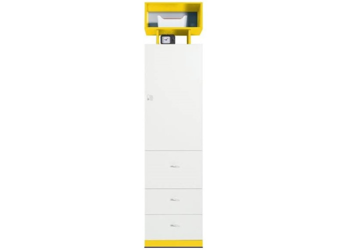 MORIN žltá MO04, policová skriňa