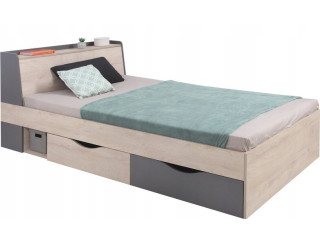 DONA 15 jednolôžková posteľ 120x200 cm s úložným priestorom