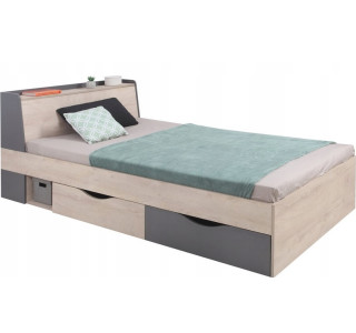 DONA 15 jednolôžková posteľ 120x200 cm s úložným priestorom