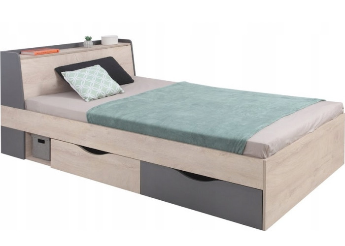 DONA 15 jednolôžková posteľ 120x200 cm s úložným priestorom DONA 15 jednolôžková posteľ 120x200 cm s úložným priestorom