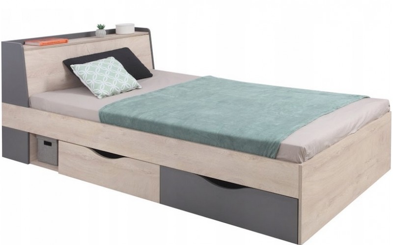 DONA 15 jednolôžková posteľ 120x200 cm s úložným priestorom