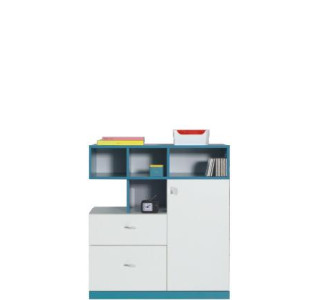 MORIN tyrkysová MO09, komoda