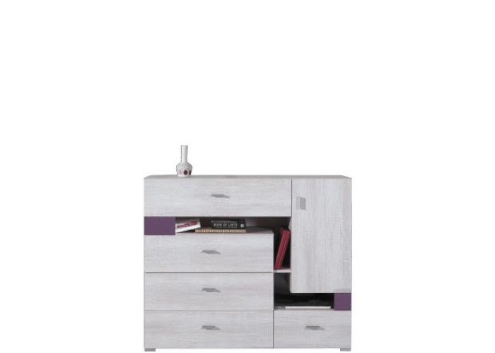 NIDD fialová 10, komoda NIDD fialová 10, komoda