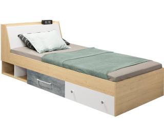 SAFFI 12 jednolôžková posteľ 120x200 cm s úložným priestorom