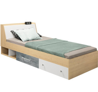 SAFFI 12 jednolôžková posteľ 120x200 cm s úložným priestorom