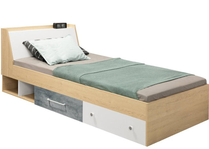SAFFI 12 jednolôžková posteľ 120x200 cm s úložným priestorom SAFFI 12 jednolôžková posteľ 120x200 cm s úložným priestorom