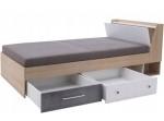 SAFFI 12 jednolôžková posteľ 120x200 cm s úložným priestorom