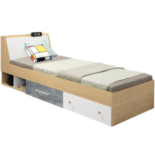SAFFI 11 jednolôžková posteľ 90x200 cm s úložným priestorom