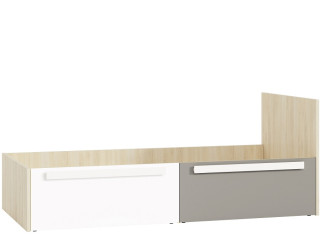 DROP 1702 jednolôžková posteľ 90x200 cm s úložným priestorom