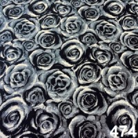 474 čierno-biele kvety