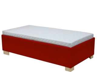 MAJKA 1 čalúnená posteľ s roštom 90x200 cm a úložným priestorom