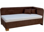 PAULINA 2 jednolôžková posteľ s roštom 90x200 cm a úložným priestorom