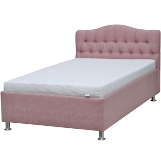 VIKTÓRIA čalúnená posteľ s roštom 80x200 cm a úložným priestorom