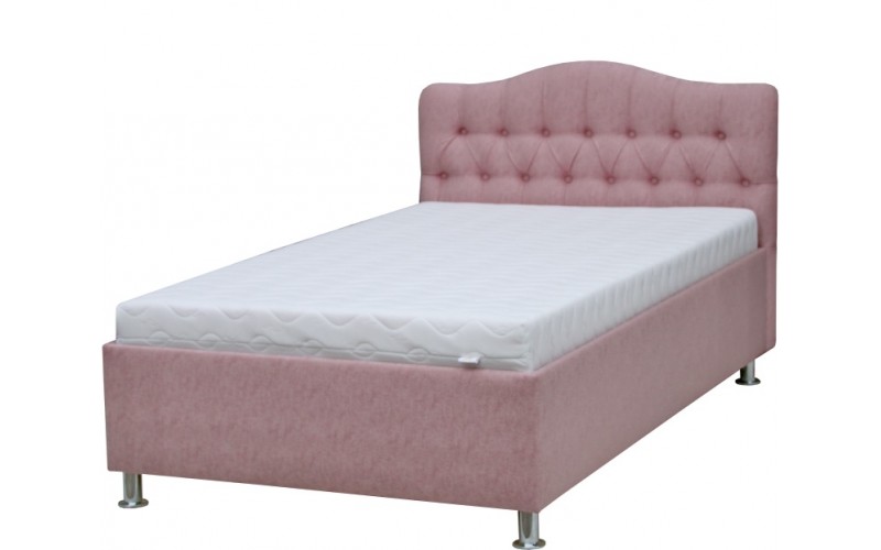 VIKTÓRIA čalúnená posteľ s roštom 80x200 cm a úložným priestorom