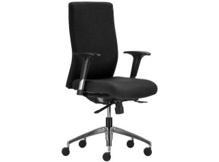 BOSTON 24, čierna kancelárska stolička na 24 hod. sedenie