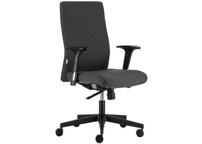 BOSTON 24, sivá kancelárska stolička na 24 hod. sedenie