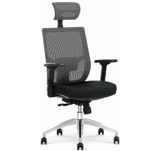 ADMIRAL sivo-čierna, kancelárske kreslo