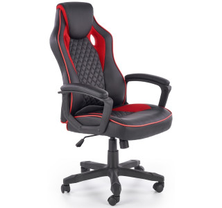 BAFFIN čierno-červená, kancelárske kreslo