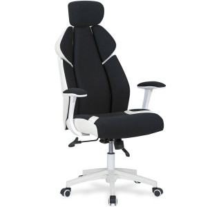 CHRONO bielo-čierna, kancelárske kreslo
