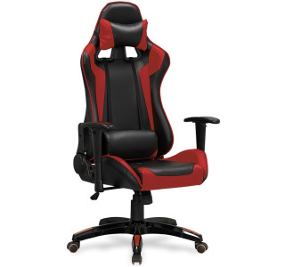 DEFENDER čierno-červená, kancelárske kreslo