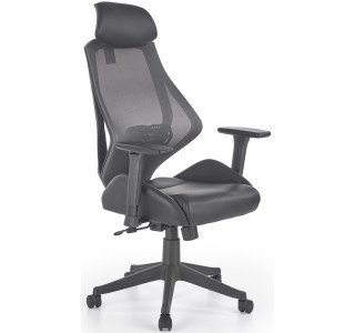 HASEL čierno-sivá, kancelárske kreslo