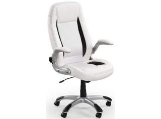 SATURN biela, kancelárske kreslo