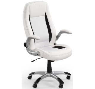 SATURN biela, kancelárske kreslo